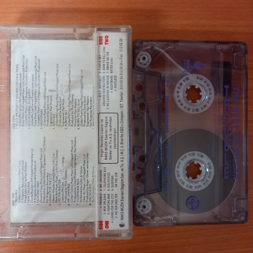 GILLAN - TROUBLE / THE BEST OF GILLAN (1992) - KASET 2.EL