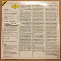 BEETHOVEN PIANO SONATA OP.111 / SCHUMANN SYMPHONIC ETUDES, TOCCATA IVO POGORELICH 1982 2.EL PLAK