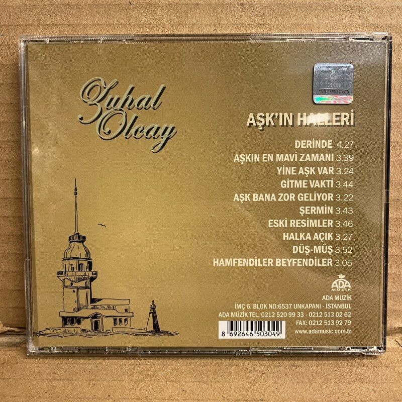 ZUHAL OLCAY - AŞK'IN HALLERİ (2009) - CD  2.EL