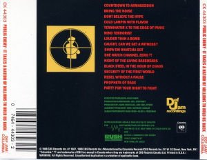 PUBLIC ENEMY – IT TAKES A NATION OF MILLIONS TO HOLD US BACK (1988) CD SIFIR