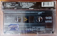 DEF LEPPARD - ADRENALIZE (1992) YONCA CASSETTE MADE IN TURKEY ''NEW''