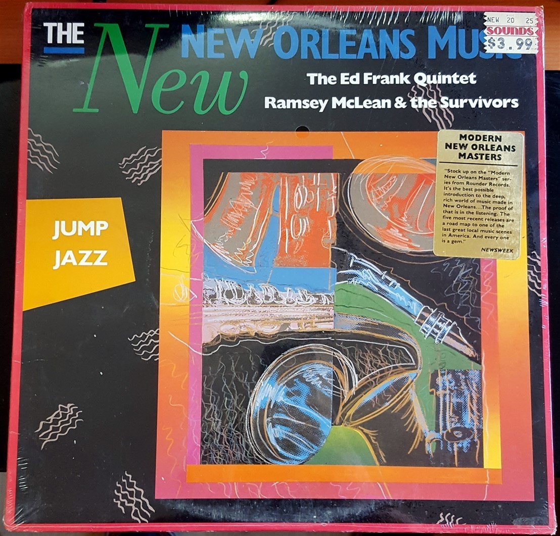 THE ED FRANK QUINTET / RAMSEY MCLEAN & THE SURVIVORS - THE NEW ORLEANS MUSIC: JUMP JAZZ (1988) PLAK SIFIR