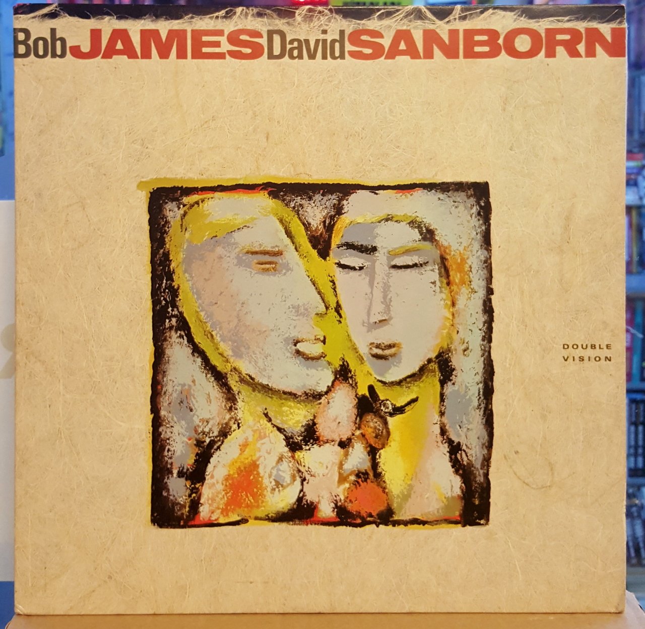 BOB JAMES DAVID SANBORN - DOUBLE VISION (1986) - LP SMOOTH JAZZ 2.EL PLAK