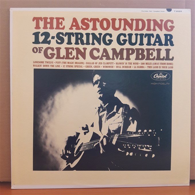 GLEN CAMPBELL - THE ASTOUNDING 12-STRING GUITAR - LP 2.EL PLAK