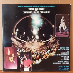 THREE DOG NIGHT - CAPTURED LIVE AT THE FORUM (1969) - LP 2.EL PLAK