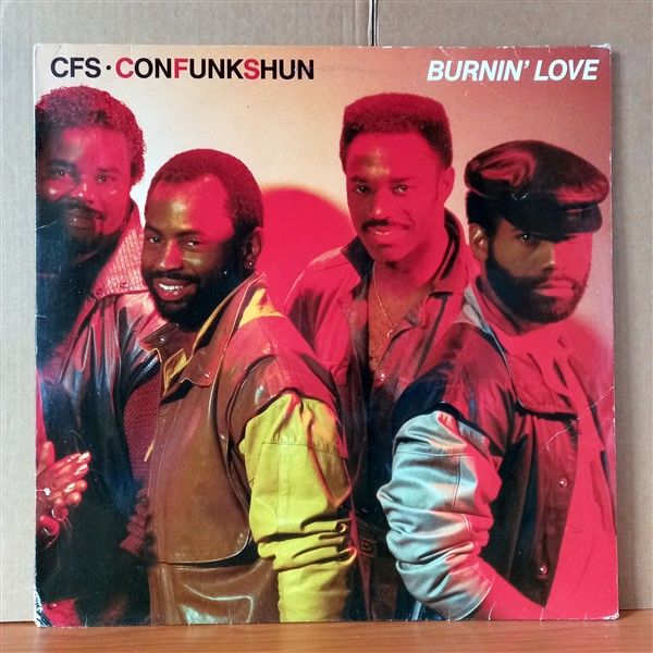CON FUNK SHUN – BURNIN' LOVE (1986) - LP 2.EL PLAK