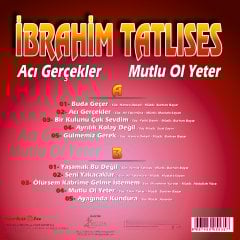 İBRAHİM TATLISES - ACI GERÇEKLER - MUTLU OL YETER (1980) - LP 2020 BASIM SIFIR PLAK