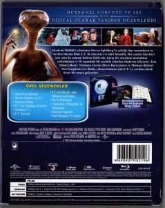 E.T. THE EXTRA-TERRESTRIAL - STEVEN SPIELBERG - BLU-RAY+KİTAPÇIK 2.EL