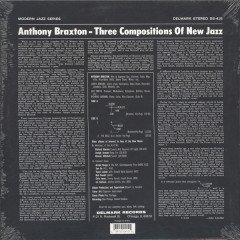 ANTHONY BRAXTON - 3 COMPOSITIONS OF JAZZ (1968) - LP SIFIR PLAK