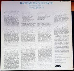 JAMES P. JOHNSON & SCOTT JOPLIN - RAGTIME BACK TO BACK (1980) PLAK 2.EL