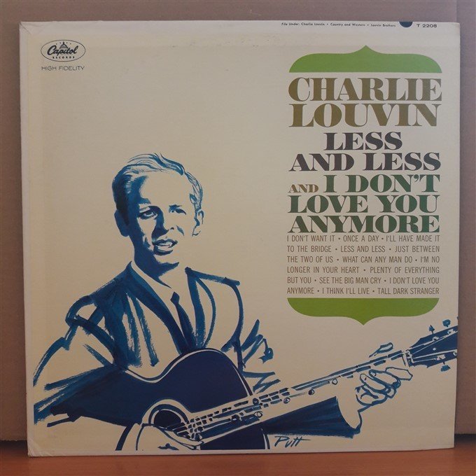 CHARLIE LOUVIN - LESS AND LESS - LP 2.EL PLAK