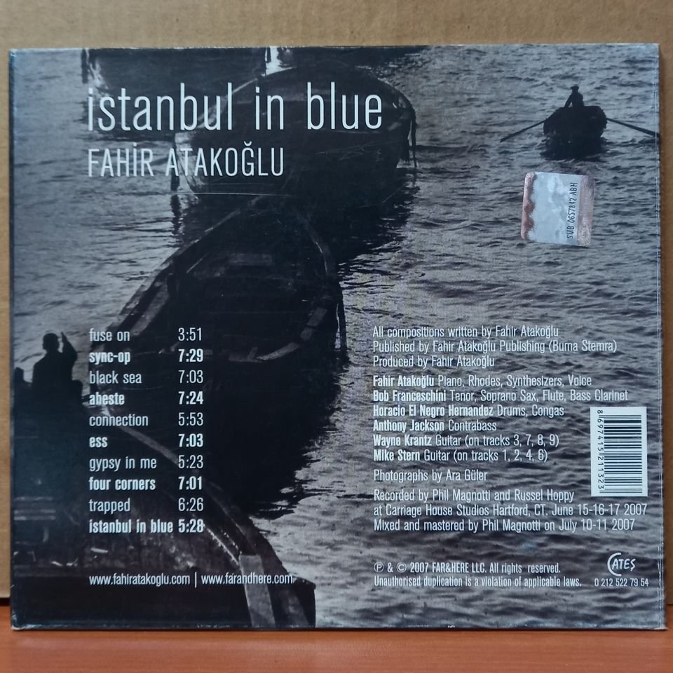 FAHİR ATAKOĞLU – İSTANBUL IN BLUE (2007) - CD 2.EL