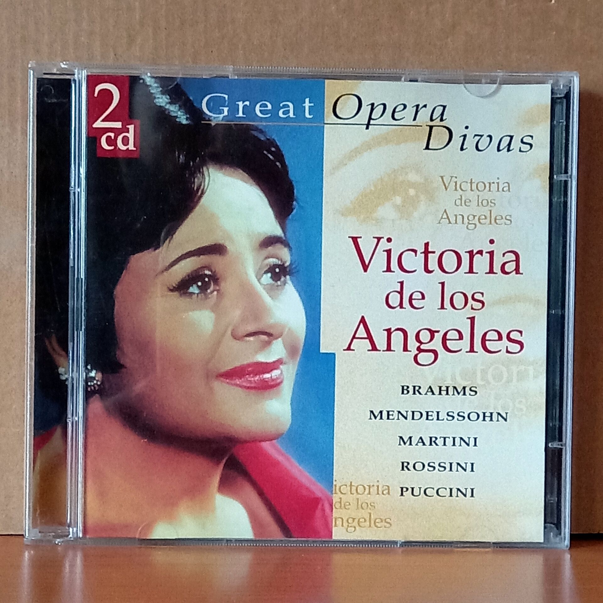 VICTORIA DE LOS ANGELES – BRAHMS • MENDELSSOHN • MARTINI • ROSSINI • PUCCINI / GREAT OPERA DIVAS (1998) - 2CD 2.EL