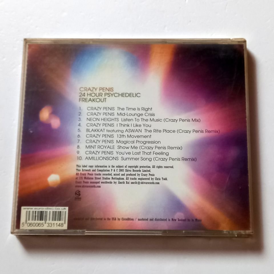 CRAZY PENIS – 24 HOUR PSYCHEDELIC FREAKOUT (2003) - CD 2.EL