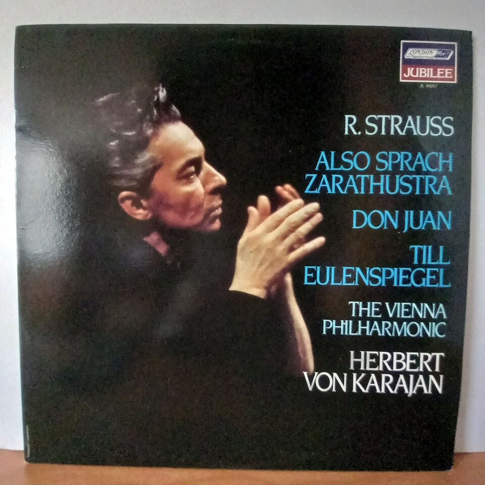 R. STRAUSS: ALSO SPRACH ZARATHUSTRA - DON JUAN - TILL EULENSPIEGEL / THE VIENNA PHILHARMONIC ORCHESTRA, HERBERT VON KARAJAN (1982) - LP 2.EL PLAK