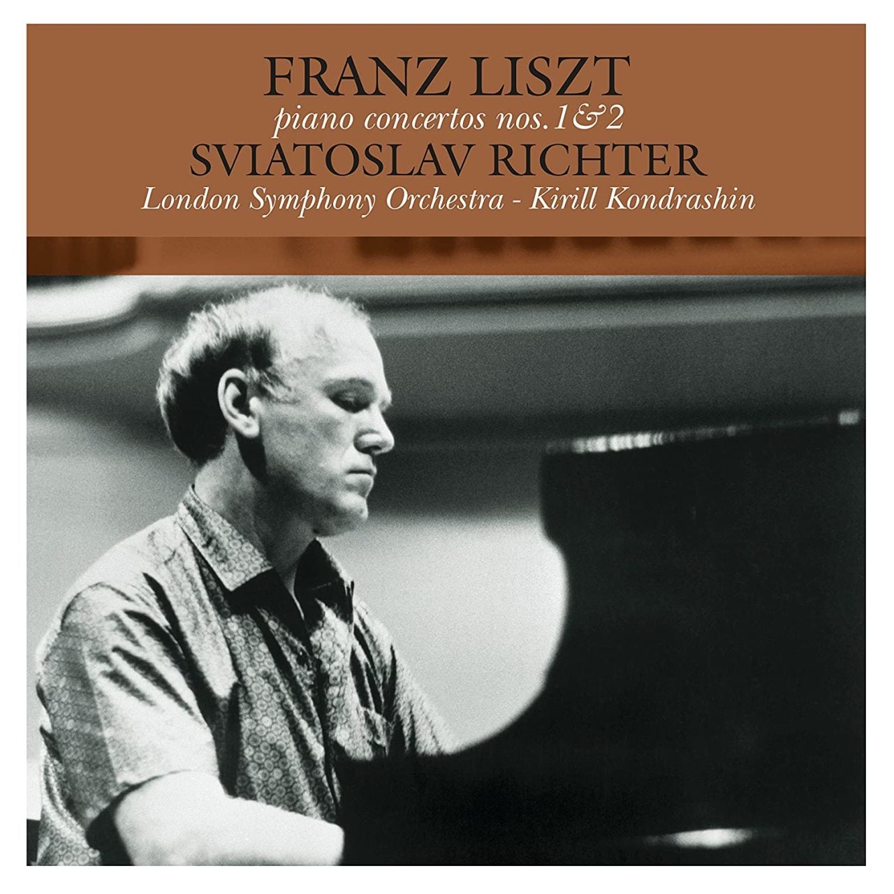 LISZT: PIANO CONCERTOS NOS.1 & 2, SVIATOSLAV RICHTER, LONDON SYMPHONY ORCHESTRA - LP SIFIR PLAK