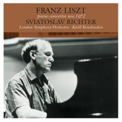 LISZT: PIANO CONCERTOS NOS.1 & 2, SVIATOSLAV RICHTER, LONDON SYMPHONY ORCHESTRA - LP SIFIR PLAK