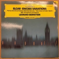 ELGAR ENIGMA VARIATIONS BBC SYMPHONY ORC. LEONARD BERNSTEIN 1982 2.EL PLAK