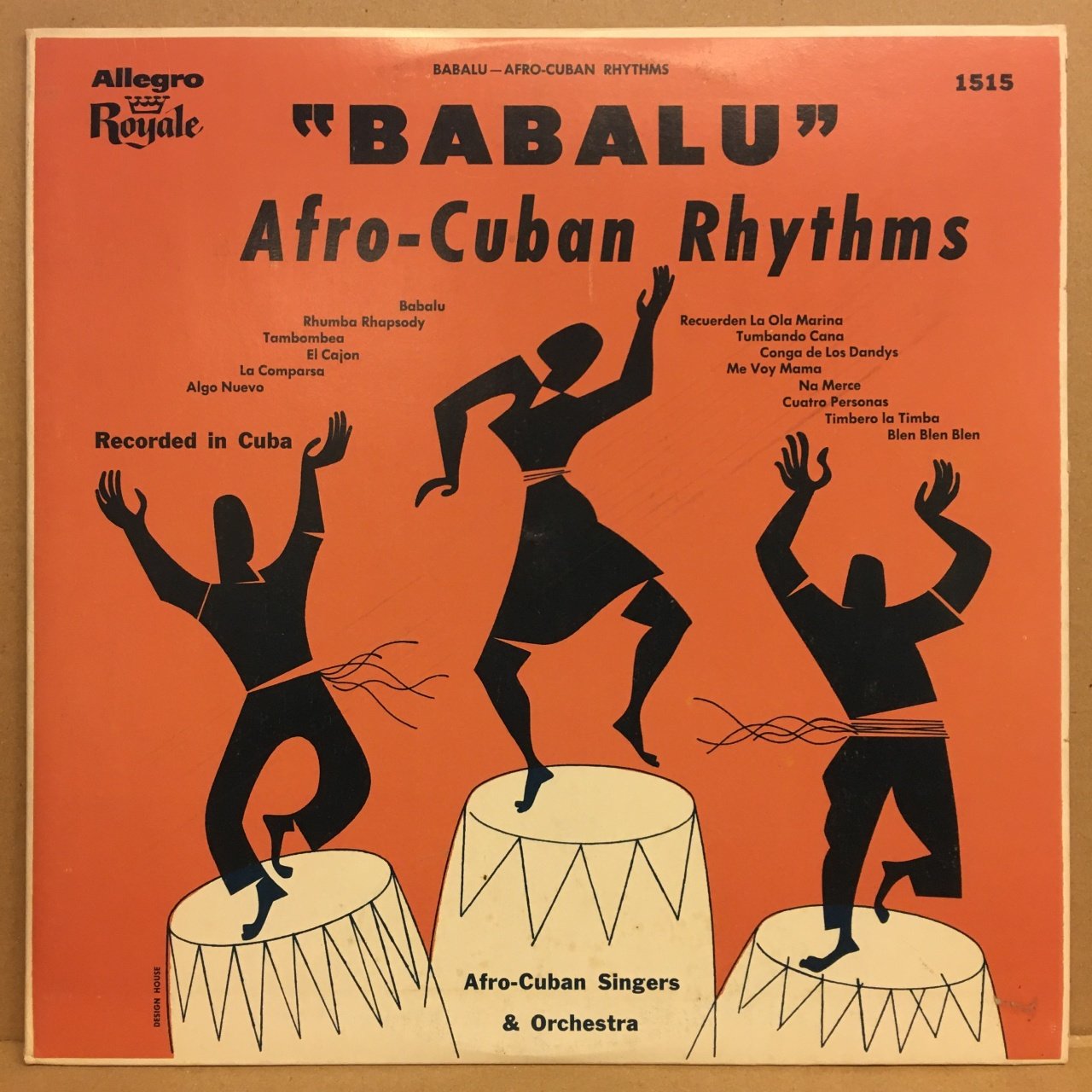 BABALU AFRO-CUBAN RHYTHMS RECORDEN IN CUBA MONO 1956 2.EL PLAK