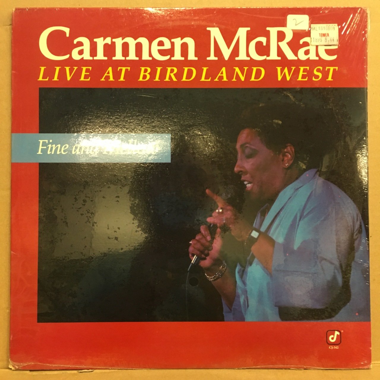CARMEN MCRAE - FIRE AND MELLOW LIVE AT BIRDLAND WEST (1988) SIFIR PLAK