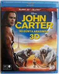 JOHN CARTER İKİ DÜNYA ARASINDA - 3D+BLU-RAY 2.EL