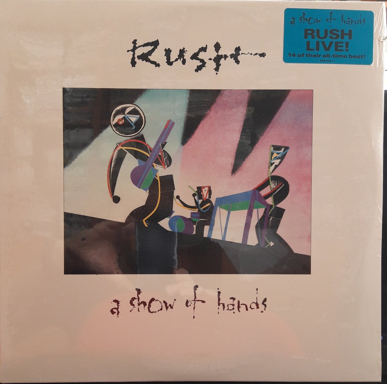 RUSH - A SHOW OF HANDS (1989) - 2PLAK SIFIR