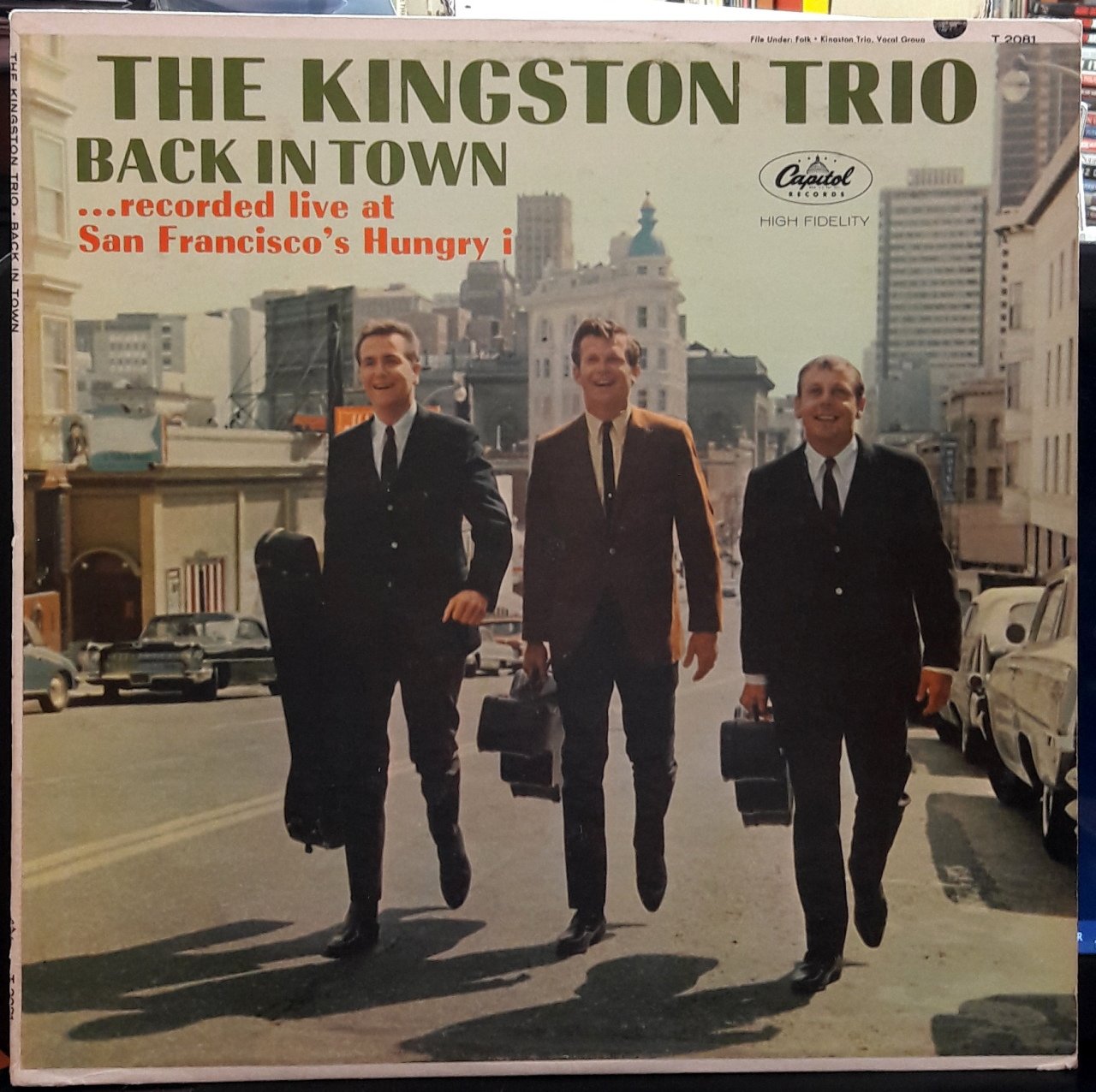 THE KINGSTON TRIO - BACK IN TOWN - PLAK 2.EL