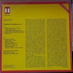BERLIOZ: SYMPHONIE FANTASTIQUE, IGOR MARKEVITCH - PLAK 2.EL