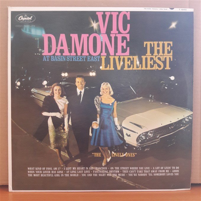 VIC DAMONE - THE LIVELIEST - LP 2.EL PLAK