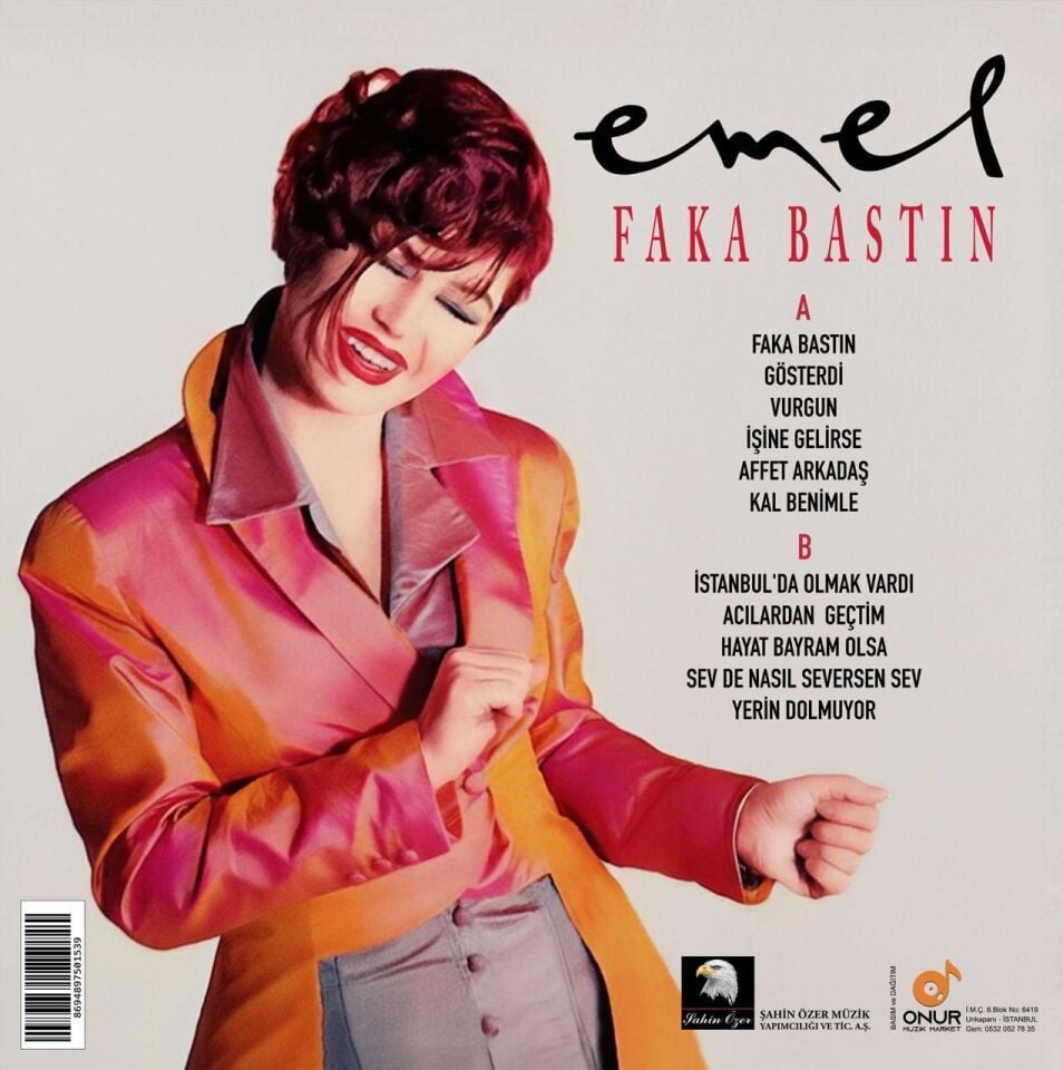 EMEL MÜFTÜOĞLU - FAKA BASTIN (1992) - LP 2025 BASIM SIFIR PLAK