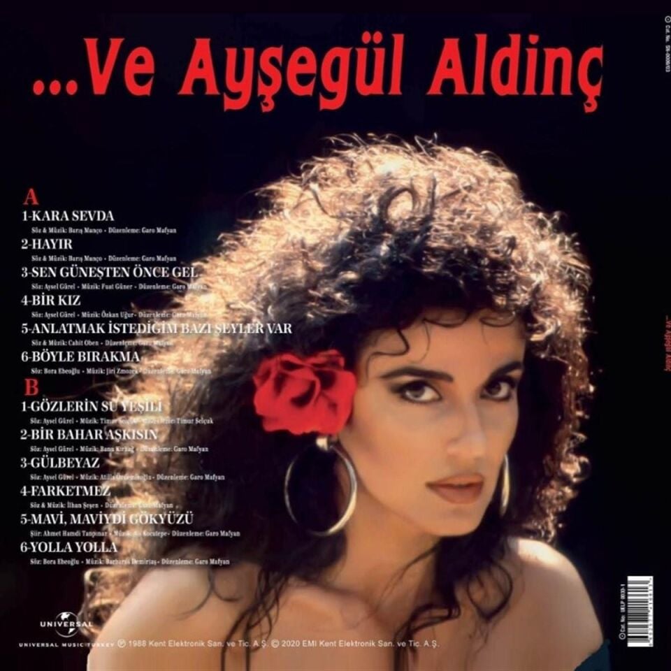 AYŞEGÜL ALDİNÇ - ... VE AYŞEGÜL ALDİNÇ (1988) - LP 2020 BASIM SIFIR PLAK