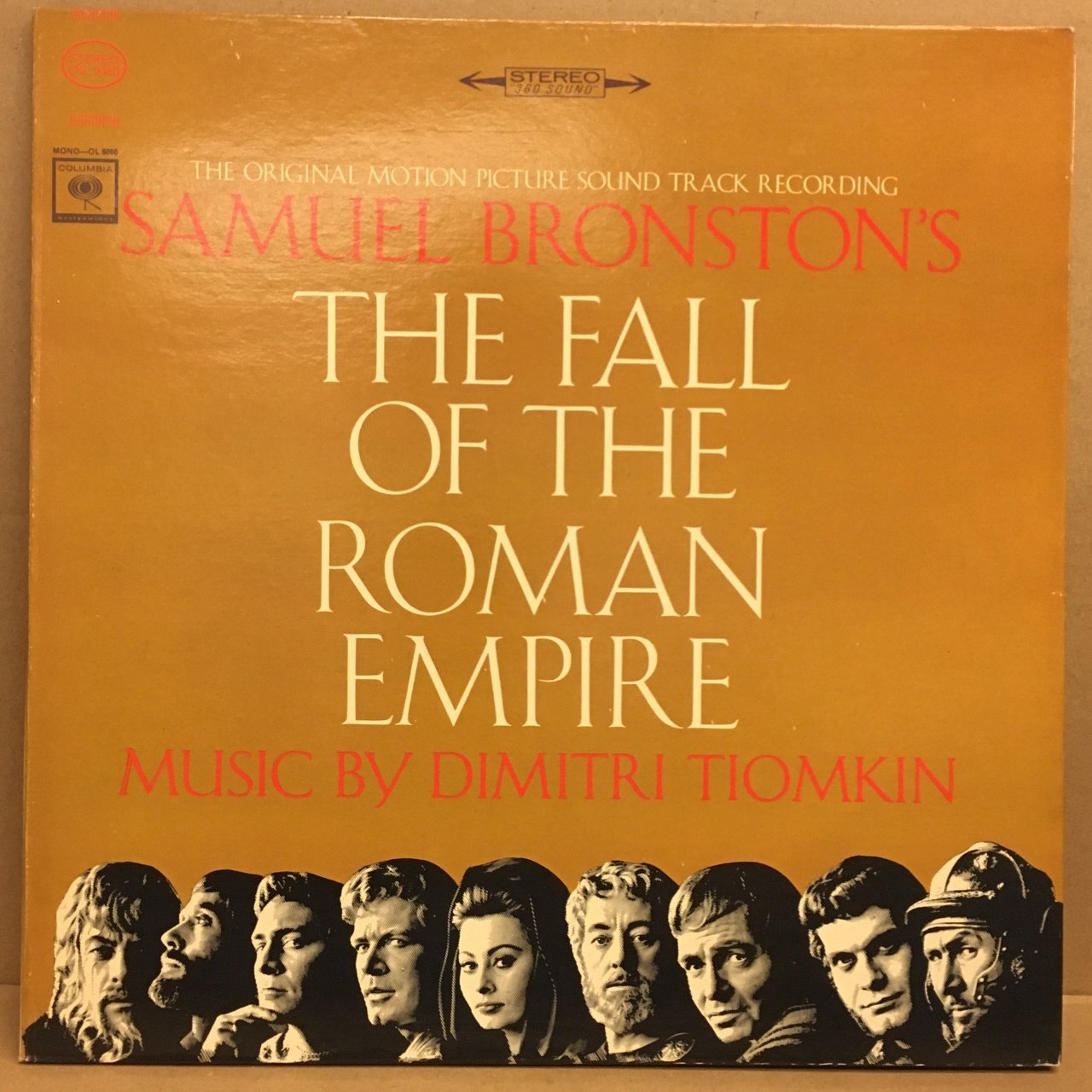 THE FALL OF THE ROMAN EMPIRE SOUNDTRACK DIMITRI TIOMKIN 1964 2.EL PLAK