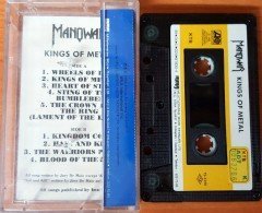 MANOWAR - KINGS OF METAL (1989) MMY CASSETTE MADE IN TURKEY ''USED''
