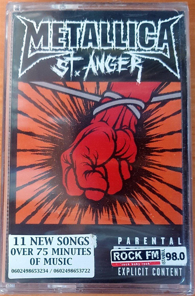 METALLICA - ST. ANGER - KASET SIFIR