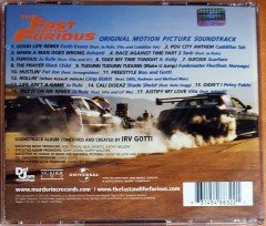 THE FAST AND THE FURIOUS SOUNDTRACK / JA RULE, KEITH EVANS, SCARFACE, DMX, R. KELLY, REDMAN, LIMP BIZKIT (2001) MURDER INC RECORDS CD 2.EL