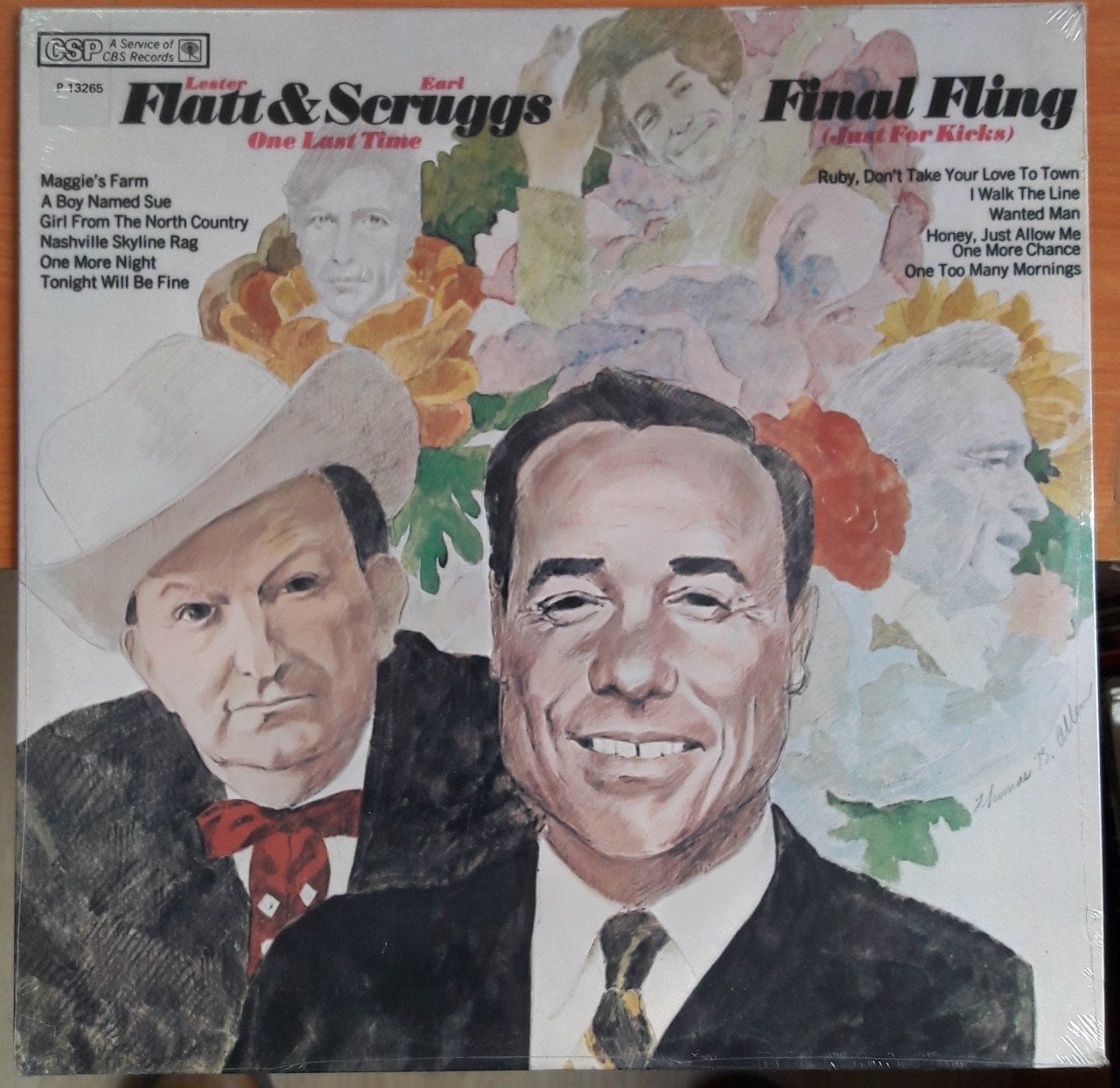 LESTER FLATT & EARL SCRUGGS - FINAL FLING - DÖNEM BASKISI PLAK SIFIR
