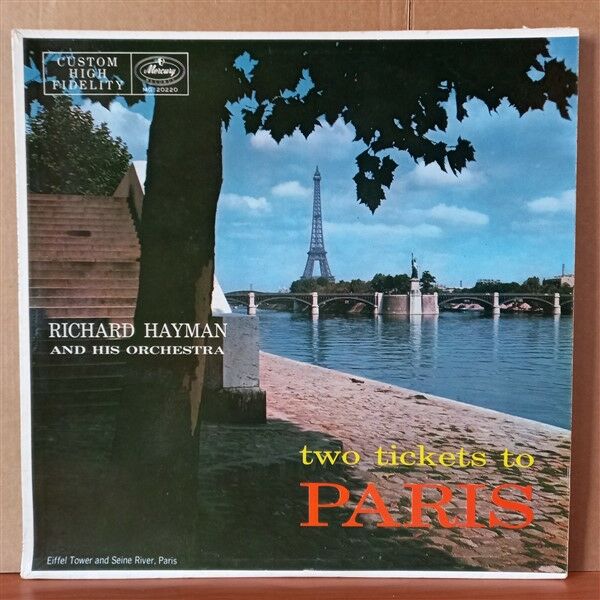 RICHARD HAYMAN AND HIS ORCHESTRA – TWO TICKETS TO PARIS (1957) - LP 2.EL PLAK