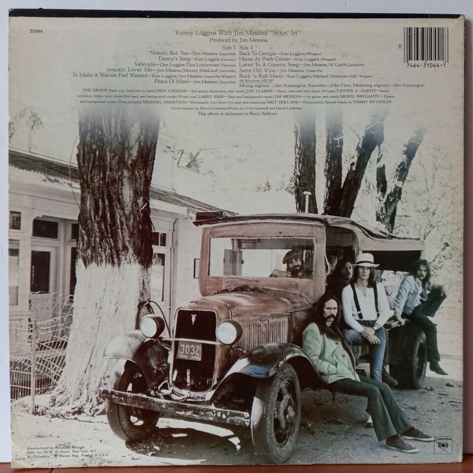 KENNY LOGGINS WITH JIM MESSINA – SITTIN' IN - LP 2.EL PLAK