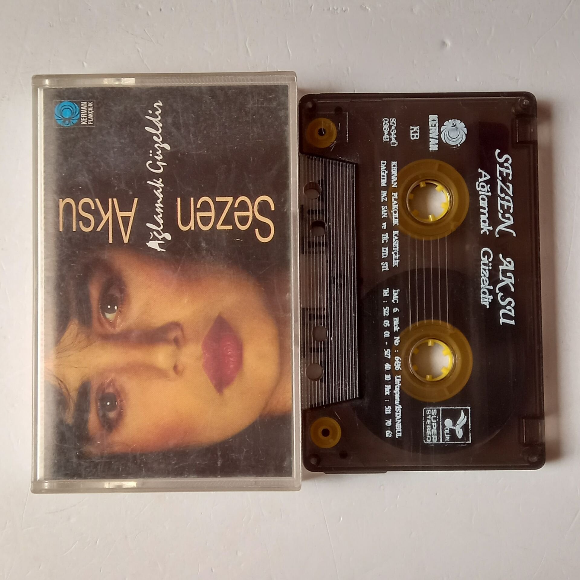SEZEN AKSU - AĞLAMAK GÜZELDİR (1987) - KASET 2.EL