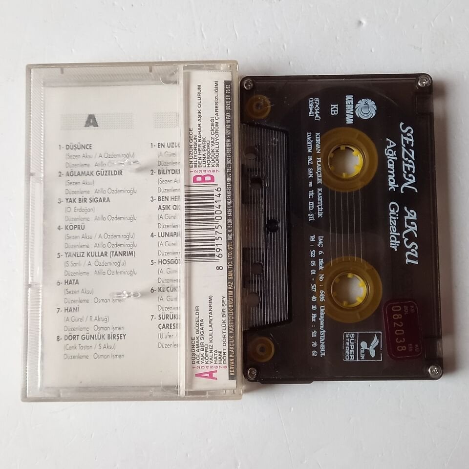 SEZEN AKSU - AĞLAMAK GÜZELDİR (1987) - KASET 2.EL
