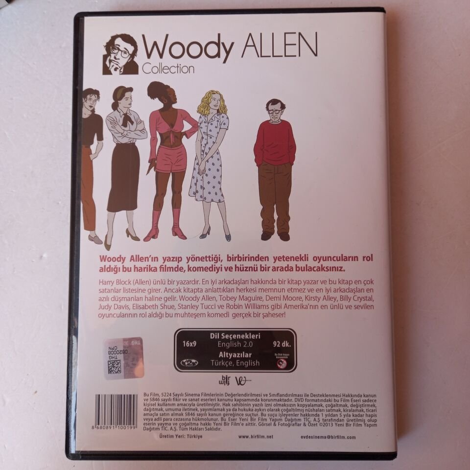 DECONSTRUCTING HARRY / YARAMAZ HARRY - WOODY ALLEN, KIRSTIE ALLEY, BILLY CRYSTAL - DVD 2.EL