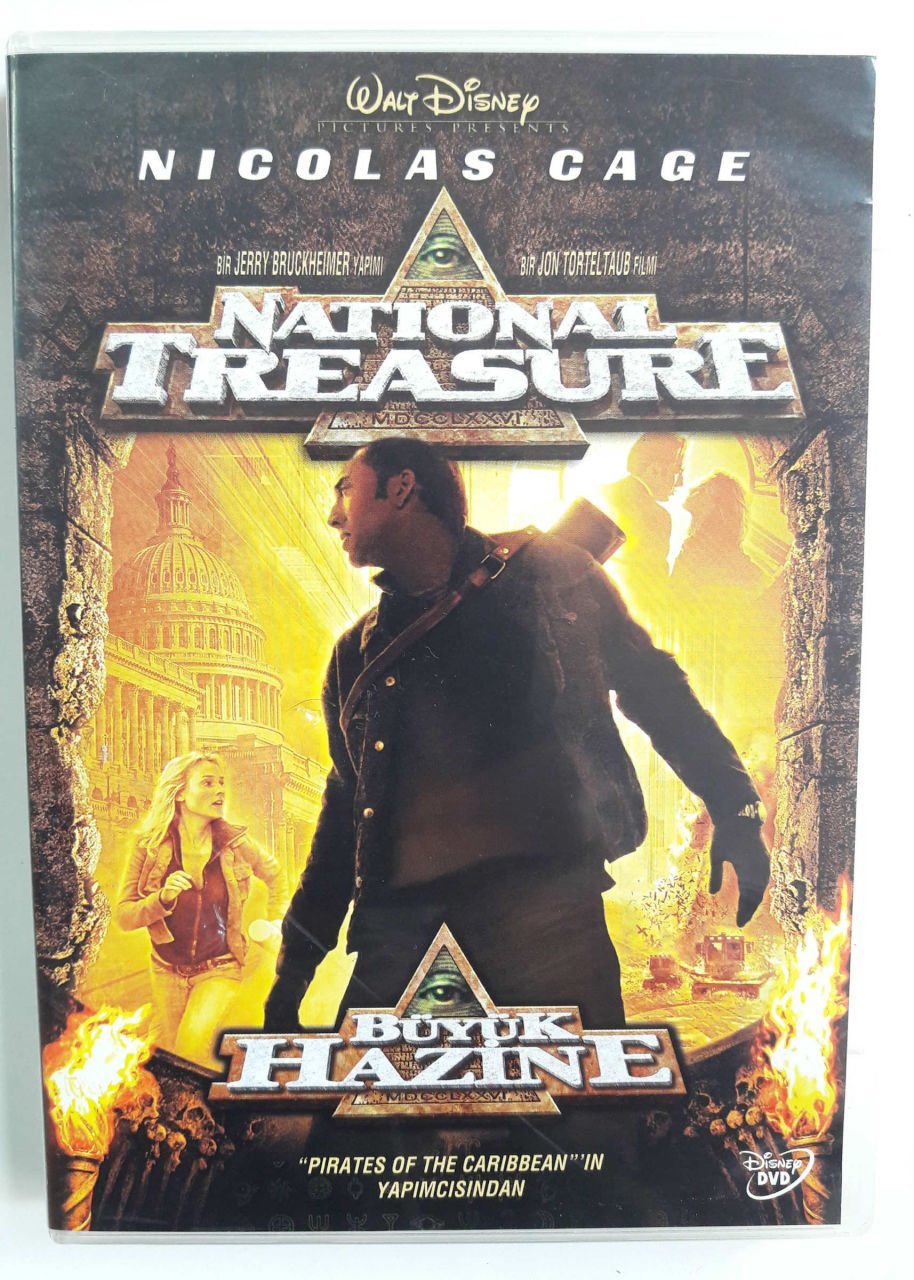 BÜYÜK HAZİNE - NATIONAL TREASURE - NICOLAS CAGE - DVD 2.EL