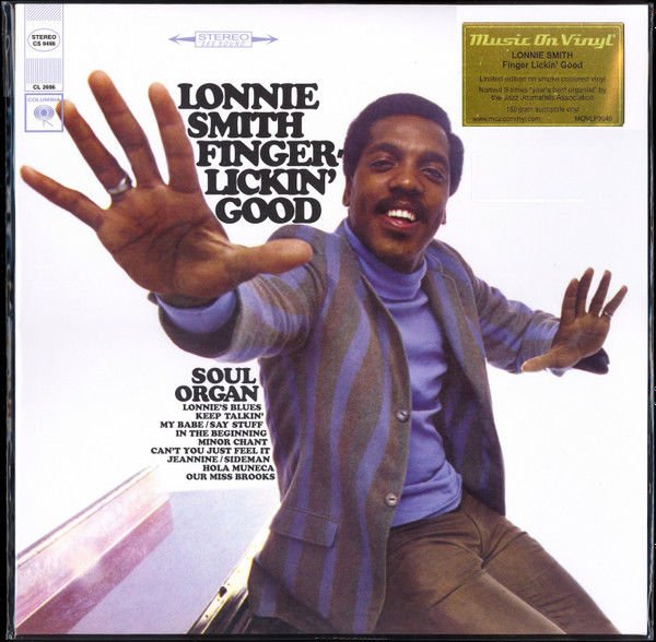 LONNIE SMITH - FINGER LICKIN' GOOD (1967) - LP JAZZ FUNK 2024 EDITION COLORED SIFIR PLAK