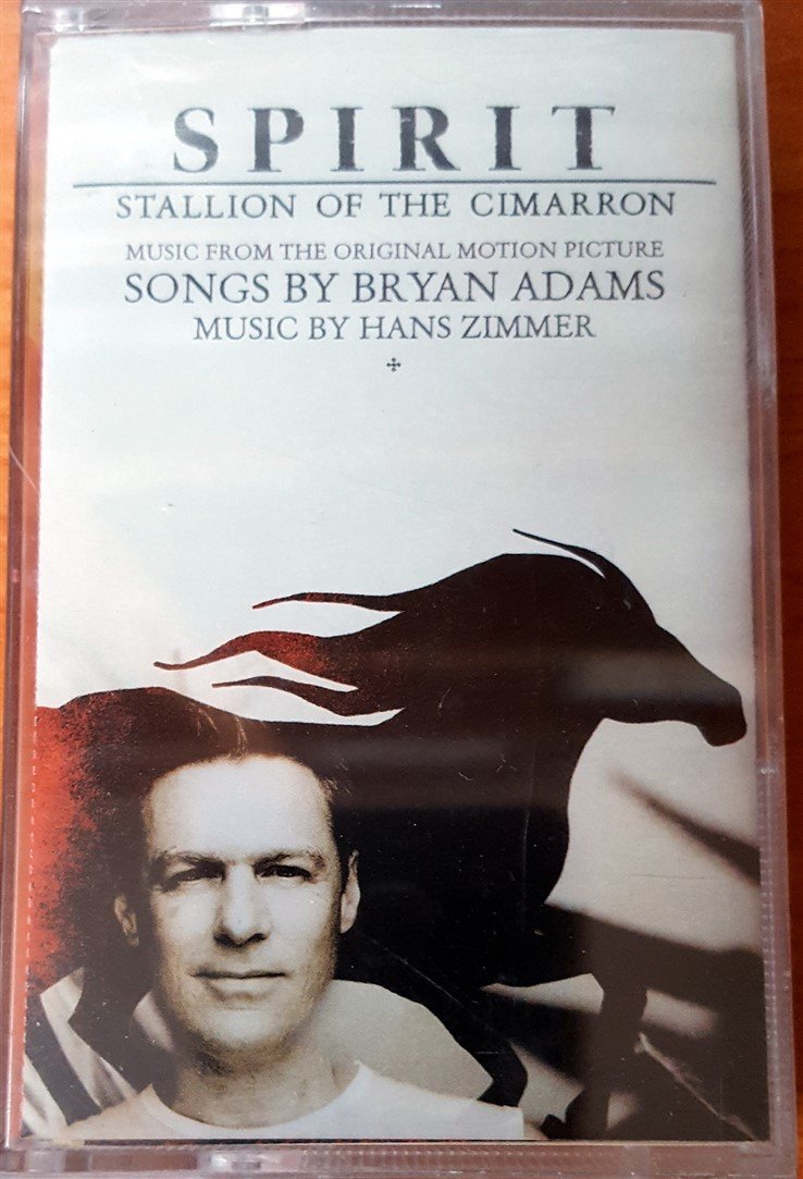 SPIRIT - STALLION OF THE CIMARRON [SOUNDTRACK] BRYAN ADAMS HANS ZIMMER CASSETTE MADE IN TURKEY ''NEW''