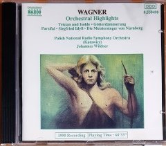 WAGNER - ORCHESTRAL HIGHLIGHTS / TRISTAN, PARSIFAL / POLISH NATIONAL RADIO ORCHESTRA, JOHANNES WILDNER (1991) NAXOS CD 2.EL