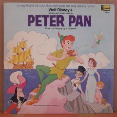STORY AND SONGS FROM PETER PAN (1969) - WALT DISNEY - LP PLAK 2.EL