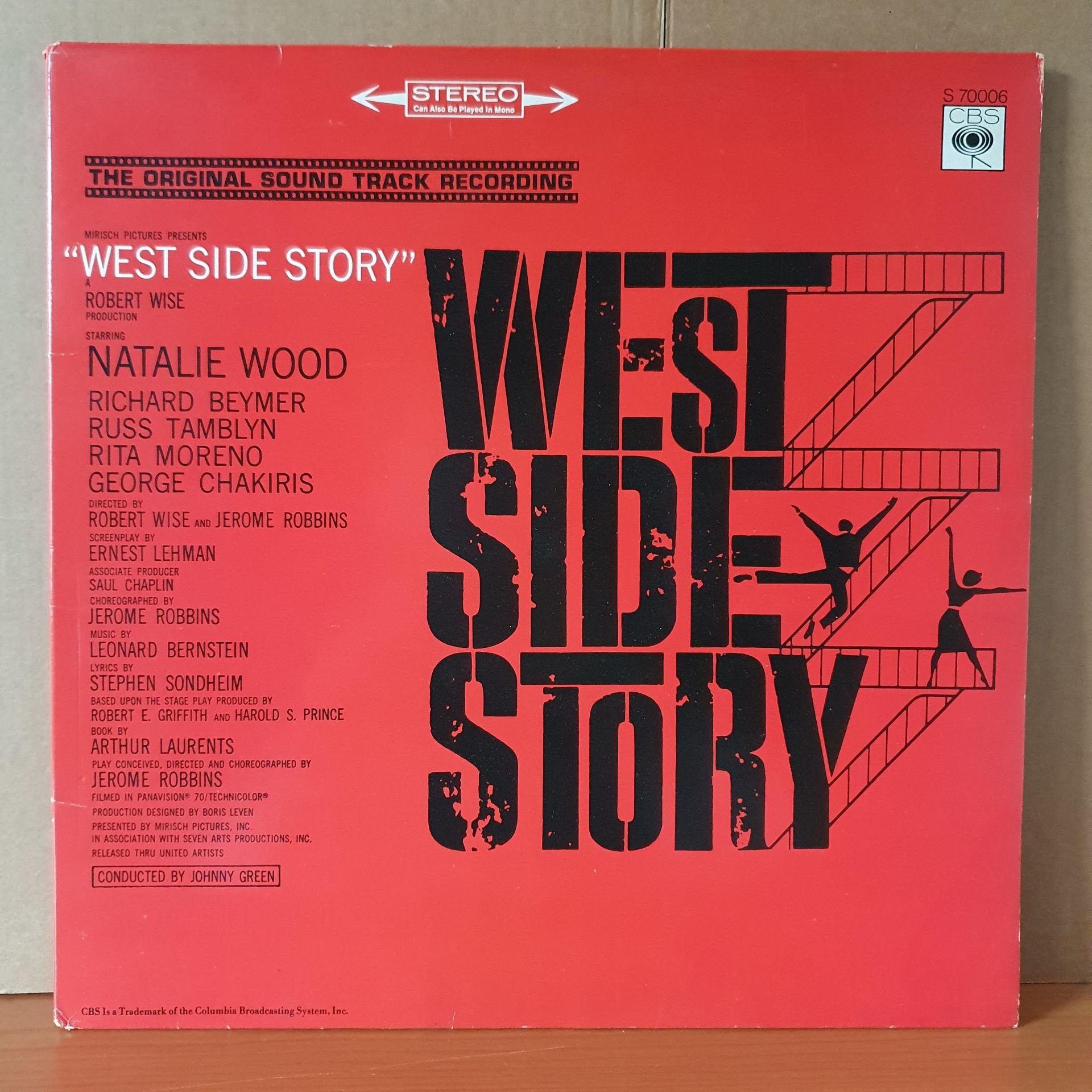 WEST SIDE STORY SOUNDTRACK / LEONARD BERNSTEIN - LP 2.EL PLAK