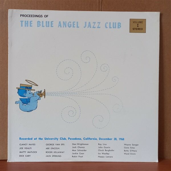 THE BLUE ANGEL JAZZ CLUB / JAZZ AT PASADENA '68 VOLUME 1 (1969) - LP 2.EL PLAK