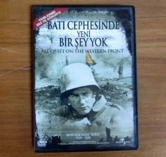 BATI CEPHESİNDE YENİ BİR ŞEY YOK - ALL QUIET ON THE WESTERN FRONT - LEWIS MILESTONE - DVD 2.EL (ERICH MARIA REMARQUE)