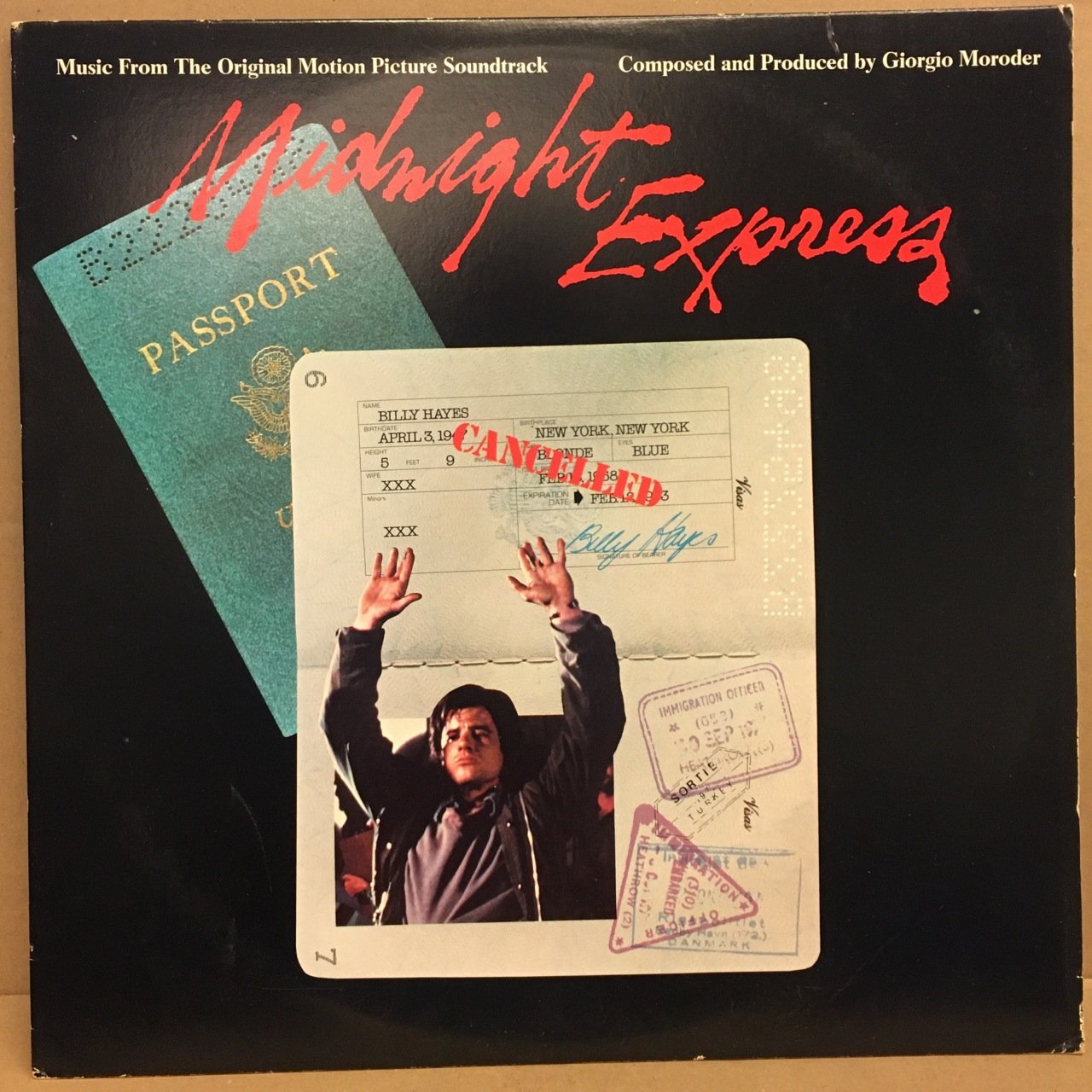 MIDNIGHT EXPRESS SOUNDTRACK GIORGIO MORODER 1978 2.EL PLAK